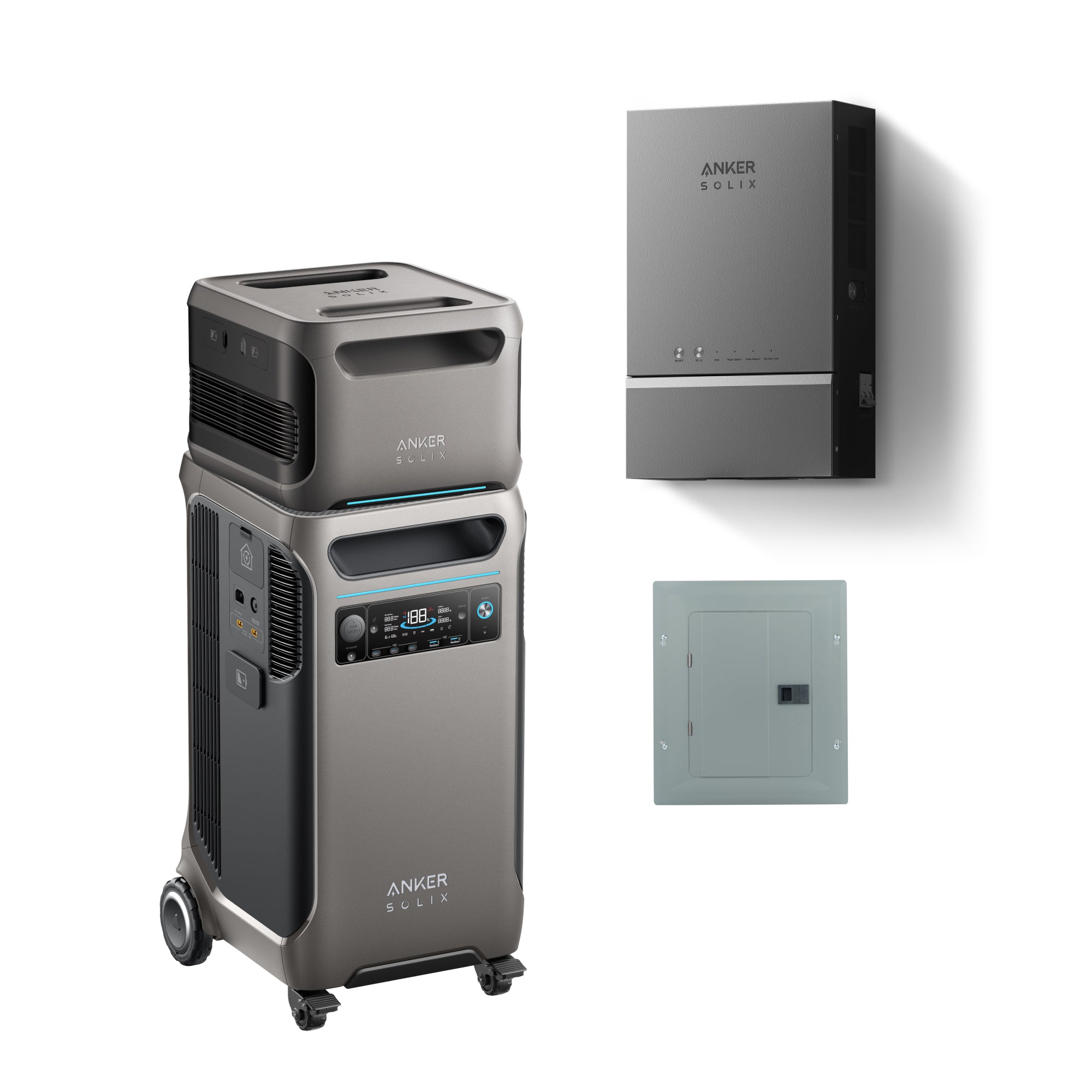 Anker SOLIX F3800 + F3800 Expansion Battery + Home Power Panel + Subpa –  Automaxx