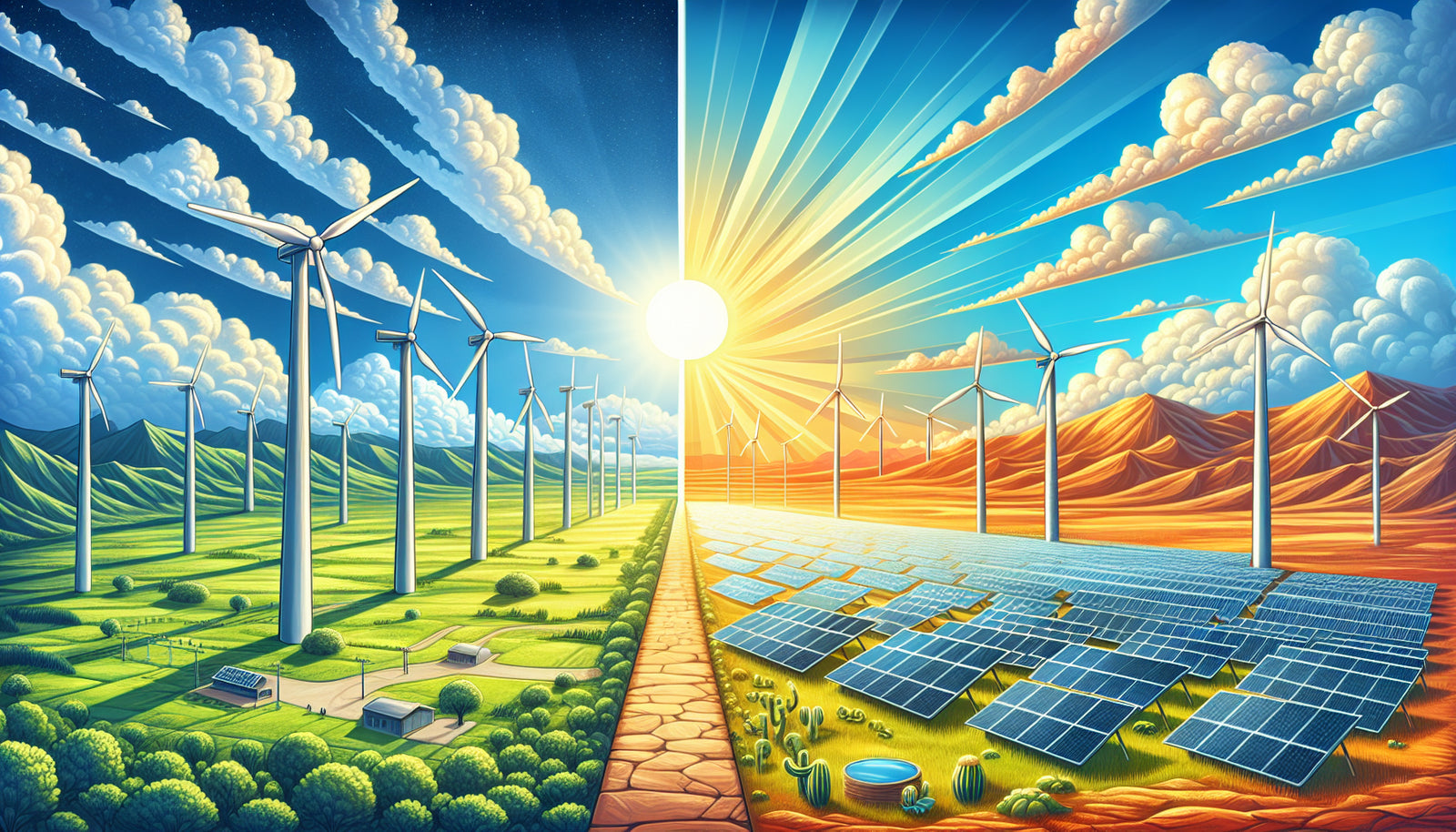 Wind Turbines vs. Solar Panels The Renewable Energy Landscape Automaxx