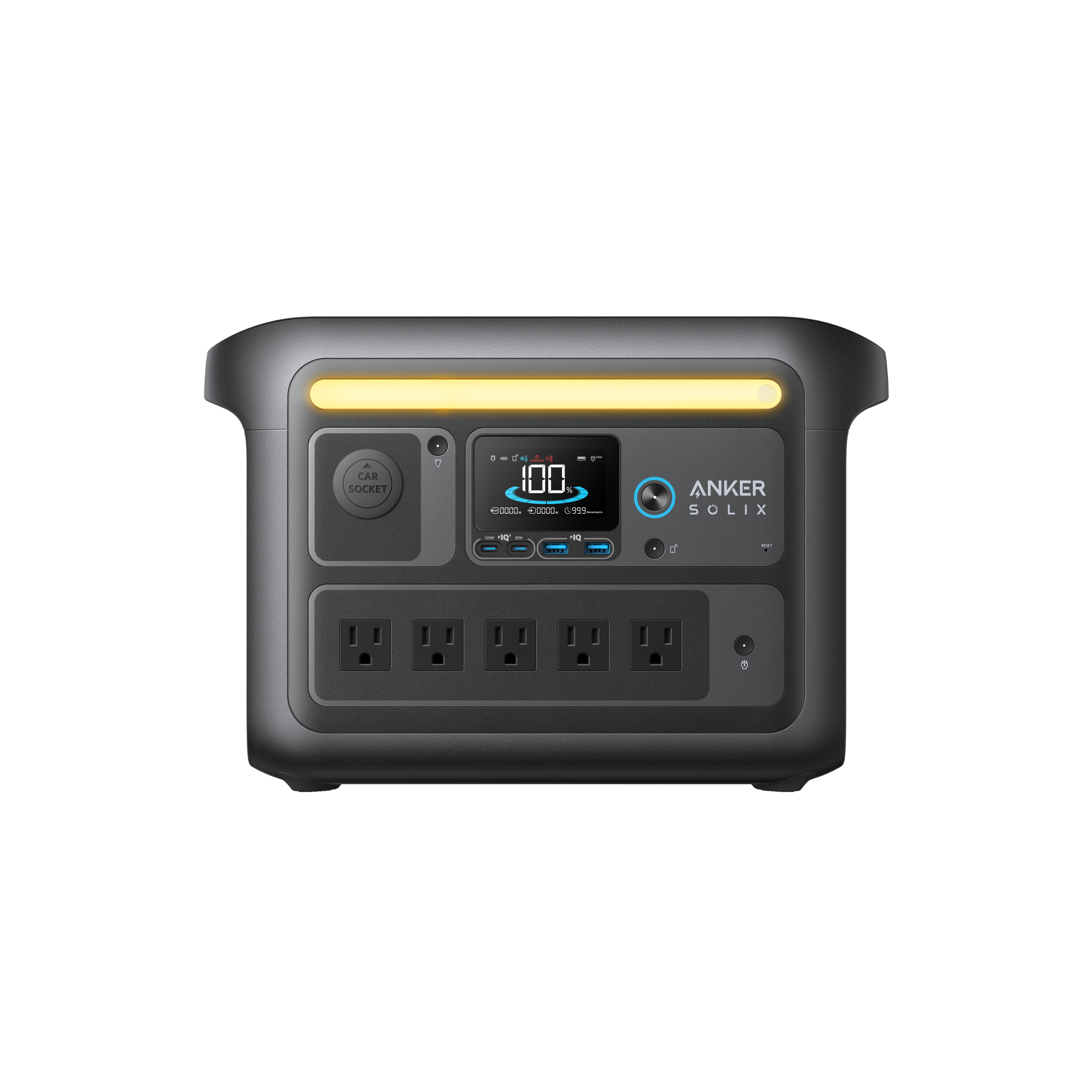 Anker SOLIX C800X Portable Power Station+100W Solar Panel Bundle