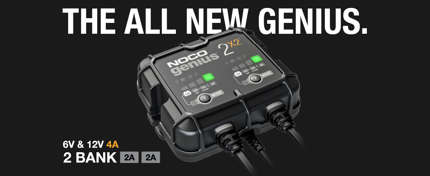 NOCO GENIUS2X2 Smart Car Battery Charger – Automaxx